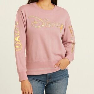 Walt Disney world 50th Anniversary Earidescent pink pullover sweatshirt women XS